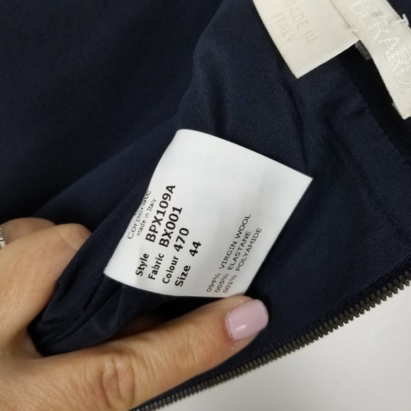 Antonio Berardi deep navy long skirt, size 44 Italian - Picture 9 of 9